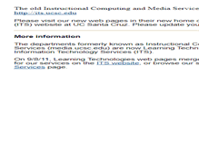 Tablet Screenshot of ic.ucsc.edu