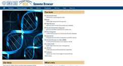 Desktop Screenshot of genome.cse.ucsc.edu