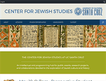 Tablet Screenshot of cjs.ucsc.edu