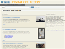 Tablet Screenshot of digitalcollections.ucsc.edu