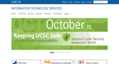 Desktop Screenshot of its.ucsc.edu