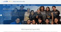 Desktop Screenshot of mep.soe.ucsc.edu