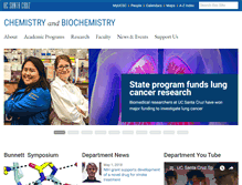 Tablet Screenshot of chemistry.ucsc.edu