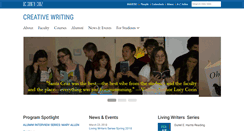 Desktop Screenshot of creativewriting.ucsc.edu
