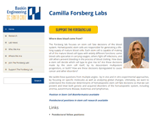 Tablet Screenshot of forsberglab.soe.ucsc.edu