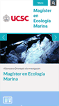 Mobile Screenshot of ecologiamarina.ucsc.cl