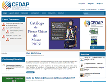 Tablet Screenshot of cedap.ucsc.cl