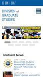 Mobile Screenshot of graddiv.ucsc.edu