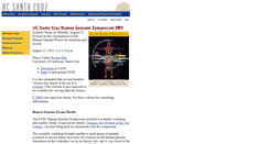 Desktop Screenshot of genomesymposium.ucsc.edu