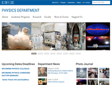 Tablet Screenshot of physics.ucsc.edu