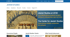 Desktop Screenshot of jewishstudies.ucsc.edu