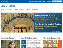 Tablet Screenshot of jewishstudies.ucsc.edu