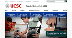 Desktop Screenshot of ingenieria.ucsc.cl