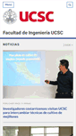Mobile Screenshot of ingenieria.ucsc.cl