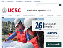 Tablet Screenshot of ingenieria.ucsc.cl