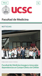 Mobile Screenshot of medicina.ucsc.cl