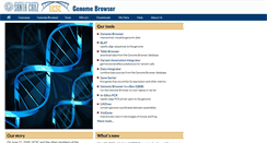 Desktop Screenshot of genome.ucsc.edu