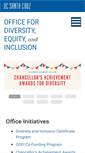 Mobile Screenshot of diversity.ucsc.edu