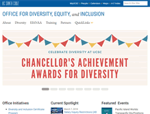 Tablet Screenshot of diversity.ucsc.edu