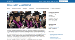 Desktop Screenshot of enrollmentmanagement.ucsc.edu
