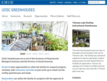 Tablet Screenshot of greenhouse.ucsc.edu