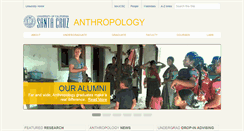 Desktop Screenshot of anthro.ucsc.edu