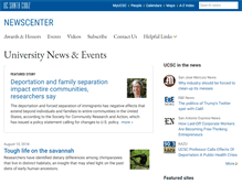 Tablet Screenshot of news.ucsc.edu