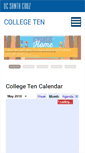 Mobile Screenshot of collegeten.ucsc.edu