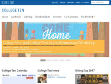 Tablet Screenshot of collegeten.ucsc.edu