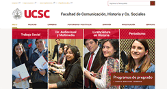 Desktop Screenshot of comunicacion.ucsc.cl