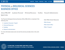 Tablet Screenshot of pbsbo.ucsc.edu