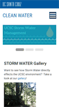 Mobile Screenshot of cleanwater.ucsc.edu