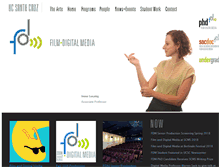 Tablet Screenshot of film.ucsc.edu