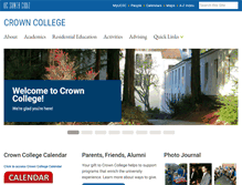 Tablet Screenshot of crown.ucsc.edu